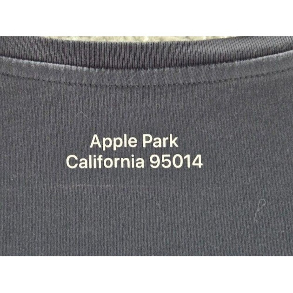 Apple Park Shirt Mens XL Visitor Center Black Infinity Loop Rainbow Computers - Picture 4 of 6
